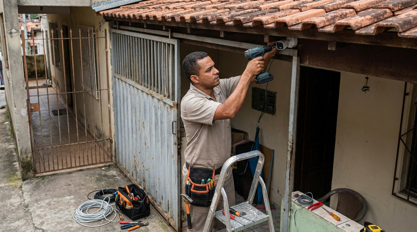 Instalação de Câmera Residencial em Campina Grande‑PB